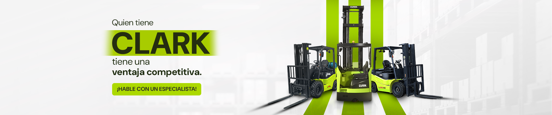 Autoelevadores CLARK para operaciones industriales